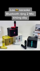 Loa Karaoke YS232 Kèm 2 Micro Cao Cấp Loa Hát Karaoke Bluetooth Siêu Hay - Chỉnh Echo - Reverb - Effect - Đổi Giọng - Cực Hay