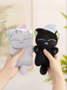 WAIGUOCHUPIN | Cute Squeezable Plush Keychain Charm
