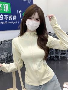 Áo Khoác Chống Nắng Có Mũ Trùm Đầu Cho Nữ Mùa Hè Mỏng Thoáng Khí Ngoài Trời Chống Tia UV Cỡ Nhỏ Mới 2025 Áo Khoác Ngoài Thường Ngày Bằng Vải Nylon