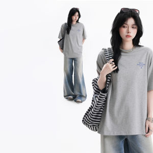 zuocisankon | Áo Thun Ngắn Tay Phong Cách Hàn Quốc Oversized