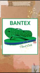 Bantex Ladies and Children Thick-Sole Lightweight Colored Waterproof Flipflops (Green)