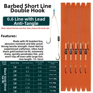 LAODAO | Tangle-Resistant Drift-Preventing Short Subline for Chinese Carp Fishing