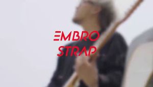 Strap Gitar Embro Dr Case Black White untuk Elektrik dan Akustik