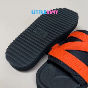 LITTLEKIMY - Sandal Slide Anak Laki Laki Perempuan Sandal Gunung Anak Kimy Orange