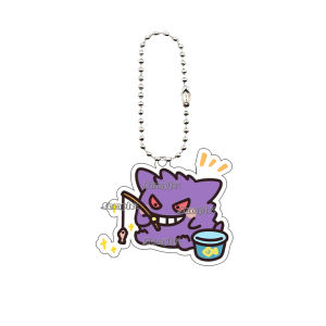 Bandai | Anime Acrylic Móc Khóa In Hình Hai Mặt Psyduck Gengar Mudkip Togepi Espeon Charmander Kỳ Nghỉ Ngoài Trời Sáng Tạo Mặt Dây Chuyền Quà Tặng Cho Tất Cả Mọi Người