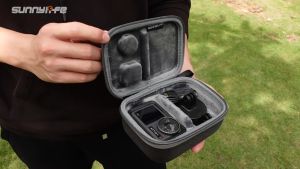 Sunnylife Protective Carrying Case for DJI Osmo Action 5 Pro 4 3 Waterproof Shockproof Storage Bag Compact Travel Organizer for Camera Gear Outdoor Vlogging Use