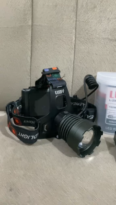 Luby ZOOM MAXX JUMBO L-2926L Headlamp LED Rechargeable 100W Tahan 48 Jam Baterai Lithium Tahan Air