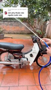 Ống nước nhựa dẻo màu xanh màu trắng phi 14mm bán theo Mét dùng dây rửa xe rửa sân tưới câyống dẫn nước