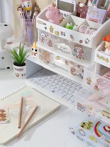 Rak Kosmetik Storage Box 3 dan 5 Susun Laci Tempat Penyimpanan Skincare Makeup