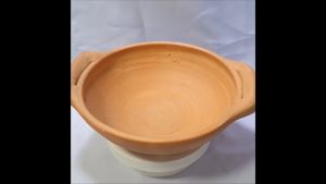 ถ้วย ชาม ดินเผา มีหูจับ ปลอดภัยทำจากวัสดุธรรมชาติ