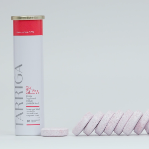 TARRIGA SK Glow เม็ดฟู่กันแดด บำรุงผิวโกลว์ รสมิกซ์เบอร์รี (10 เม็ด)