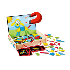 Hape | Portable Storage Magnetic Tiles 3 Years Old