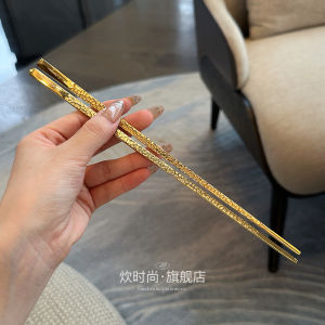 Out of Japan! Japanese Spoon Chopsticks Suit! Hammer Pattern round Head Spoon Flat Chopsticks 304 Stainless Steel Tableware Korean Japanese