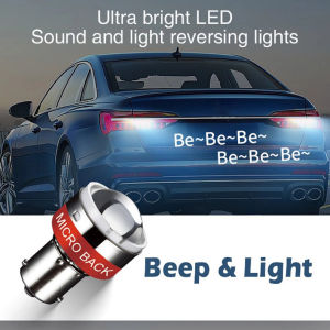1 Piece of Ultra-Bright Led Sound and Light Reversing Light P21W/1156/Ba15S Base. This Product Replaces the Original Reversing Light Effectively Warning People Behind the Vehicle When Reversing Using an Led Light Replacement Product with P21W/1156/B...