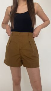 SISTAQUE - Celana Pendek Bahan Katun HW Wanita Hotpants Highwaist Dhiva
