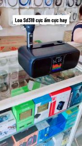 Loa Karaoke Bluetooth SD318 Âm Thanh Sống Động Phiên Bản Cao Cấp. Loa SD-318 Tặng Kèm 2 Micro Không Dây Có Màn Hình LCD