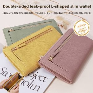 Genuine Leather Women Wallet Anti-magnetism