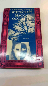 A Fascinating History of Witchcraft Magic & Occultism | old unused book | History book