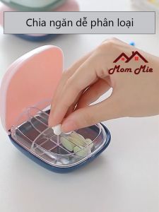 [MỚI] Hộp chia ngăn đựng thuốc trong suốt hộp đựng trang sức nhỏ gọn tiện lợi - J117  K001 H301