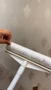 Long Handle Lint Roller Brush Pet Hair Remover Roller Retractable Dust Hair Roller Stick Tearable Clothes Bed Hair Removal Brush