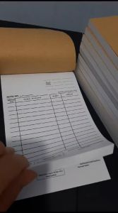 1 PAK 5 BUKU Nota Kontan HVS 1/4 folio Isi 100 lembar 1 ply Bon Nota Faktur HVS rangkap 1 bon faktur 1 ply nota kontan 1ply nota faktur 1/4 folio