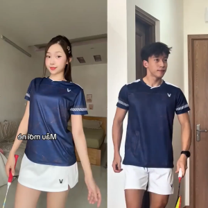 Áo Cầu Lông Quần Cầu Lông Bộ Cầu Lông Nam Nữ Chuyên Nghiệp Vải Thoáng Khí A987 - V Badwear