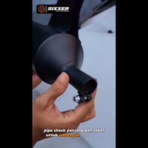Knalpot  tabung vario standar racing bass adem beat scoopy genio ORIGINAL SIXXER