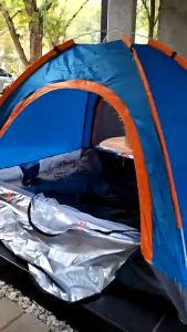 เต้นท์แคมปิ้ง เต็นท์กางอัตโนมัติ นอน 2-3คน เต็นท์สนาม เต็นท์เดินป่า เต็นท์นอน เต็นท์พับได้เต็นท์ เปิดปิดได้ง่าย