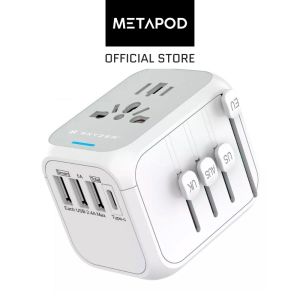 SKYZER PD156 TRAVEL ADAPTER 3USB-A 1USB-C WHITE