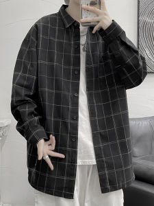 ZUOFEILI | Check Long-sleeve Leisure Shirt Men and Teens