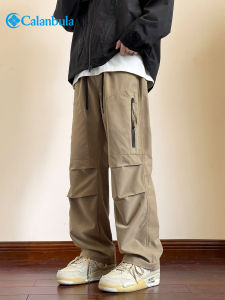 Calanbula | Autumn 2026 New Style Straight Leg Hong Kong Workwear Style Multi-Pocket Mens Leisure Pants