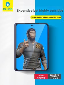 BLUEO | HD Strong Anti-Fingerprint Static Protection Foldable Full Cover Glass Protector
