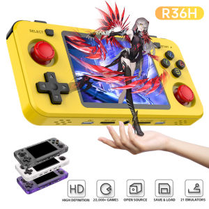 R36H Retro Handheld Console Arkos System Open-Source 20000+ Classic Game 3.5 inch IPS Screen Portable Video Player Consola