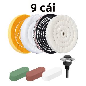 Bộ Dụng Cụ Đánh Bóng 4 Inch Với Bộ Hợp Chất Mài Cao Cấp Dành Cho Gỗ Nhựa Kim Loại Gốm Thủy Tinh - Khối Mài Mòn Dùng Cho Việc Chế Tác Gỗ Tự Làm