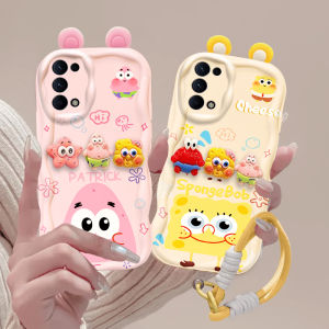 Oppo Reno5 Pro/K Cute Cartoon Silicone Phone Case Full Cover Anti-Fall Protection Soft Plush Toy Design Environment Friendly