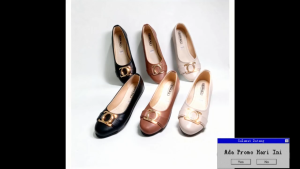 Flatshoes Wanita Kekinian Elegan Kuliah Kondangan Flat Shoes Hitam Siral Sekolah Sepatu Balet Wanita