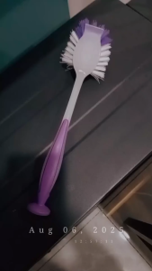 LIAO Polypropylene Long Handle Scouring Brush - Durable Kitchen Pan Cleaning Brush 1PC High Quality