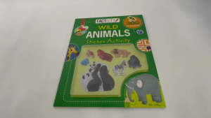 Factivity Wild Animals Sticker Activity Book With Stickers For Children Ages 5-9