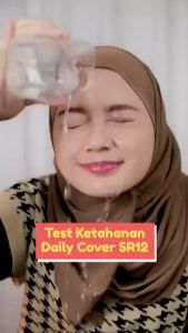 SR12 Daily Cover Bedak Padat Anti Luntur Mengandung UV Filter