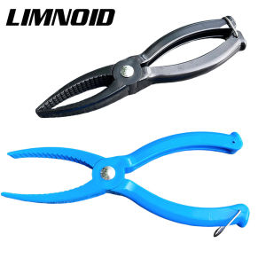 Limnoid Durable Fish Gripper Plastic Clamp Fishing Lip Grip Tool Controller Lure Fish Clamp Non-slip Gripper Plier Supplies Kit