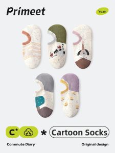 PRIMEET | Summer Lightweight Cartoon Invisible Anti-Slip Socks