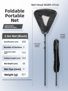YUZHIYUAN | Collapsible Triangle Universal Fishing Net