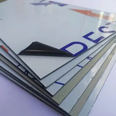 Combo 2 tấm nhôm nhựa Alu 3mm (màu trắng) dùng để làm thủ công trang trí biển hiệu... nhận cắt theo yêu cầu