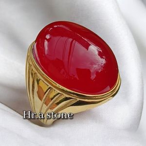 CINCIN BATU RED BARON JUMBO RING TITANIUN