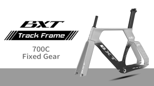 BXT Carbon Track Frame 700C Carbon Fixed Gear Frameset BSA 68mm XS/S/M/L