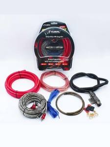 10/8/6/4 GA Car Amplifier Wiring Kit Car Amplifier Cable Set 60Amp Fuse Holder Set Subwoofer Modification Connection Cable Kit