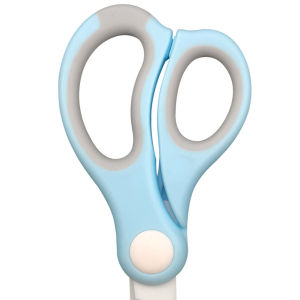 Ceramic Scissors for Baby FoodPortable Food Cutting Shears with Dust Cover for KitchenMulti-purpose Non-slip Food Cutting Tool