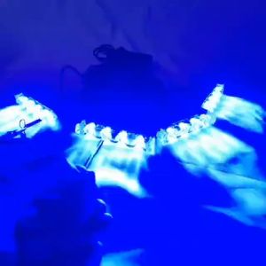 Lampu patwal strobo LED 4x4 blue red / federal signal led