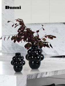 Dnnni แจกันแก้วเอเลี่ยนห้องนั่งเล่นทันสมัยมินิมอลลิสต์ตั้งโต๊ะโมเดลตกแต่งห้องแบบสร้างสรรค์ให้ของขวัญเครื่องประดับระดับไฮเอนด์