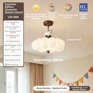 OUCHAO | Eye-Protective Ceiling Light for Childrens Room